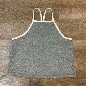 Zara Grey Crop Tank